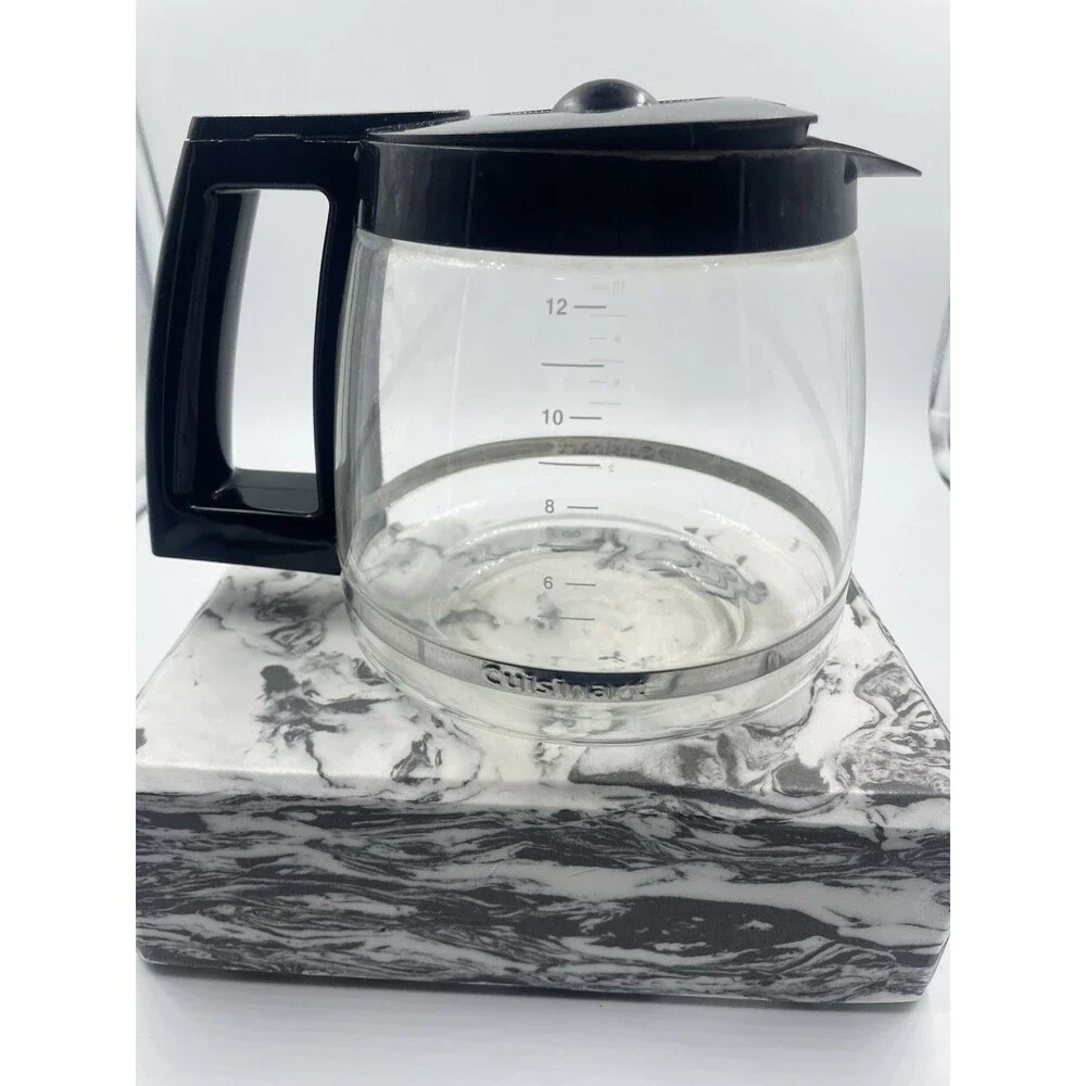 ✅ CUISINART ✅ Replacement 12 Cup Glass Coffee Maker CARAFE POT DECANTER ✅ Black